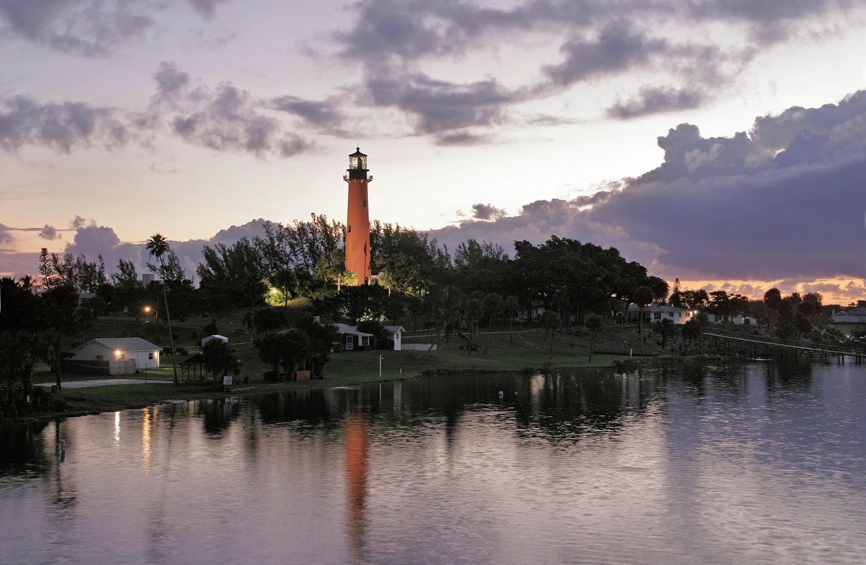 The Jupiter Inlet Lighthouse in Jupiter, Florida
